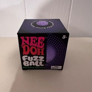 NeeDoh Fuzz Ball Velvet Squeeze Toy - Purple